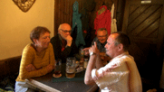 am Tisch: Margit, Klaus, Ede, Achim