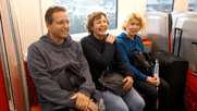 die Teilnehmer: Jürgen, Petra, Silvia