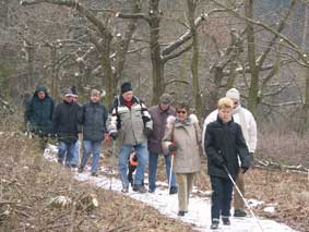 im Wald: Silvia, Adele, Peter