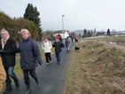 beim Wanderne, vorne Bernd und Angela, dahinter Karin und Erik