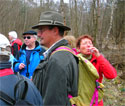 bei der "Stärkung": Heinrich, Achim, Margit