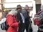 Sughanda, Achim, Volkhard im Demonstrationszug