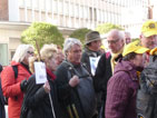 Sughanda,Sivia,Margit, Josef, Achim, Klaus P. im Demonstrationszug