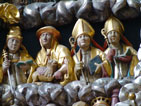 Detail des Rosenkranzaltars