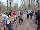 die Gruppe bei Brezelpause im Wals