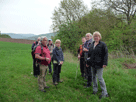 die Wanderer: Alwin, Josef, Franz, Silvia, Vasil, Bernd, Angela