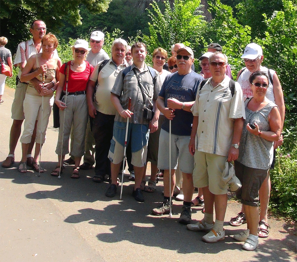 die ganz Gruppe in Bad Münster am Stein