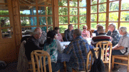 bei der Brotzeit in Gaisthal