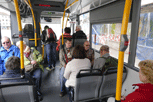 die Wanderer im Bus