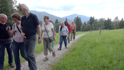 Wanderer vorne Ede, Christine, Klaus, Ingrid K.