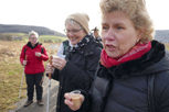 Gabi, Regina, Silvia bei der "Stärkung"