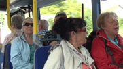 Pitschedabber im Bus: Rotraud, Reingard, Ingeborg
