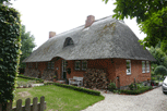 Reetgedecktes Haus 