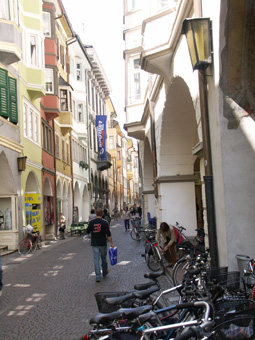 Blick in die Laubengasse