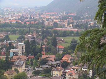 Blick auf Bozen