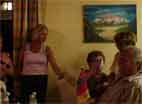 Doc, Volkhard, Christa, Maria und Marga als Schwestern