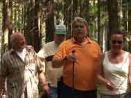 Wanderer: Franz, Alwin, Josef, Reingard