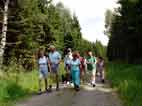 Wanderer: Marlene, Volkhard, Hellfried, Marga, Klaus,Anneliese