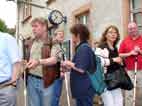 am Bahnhof: Jörg, Annette, Gerlinde, Alwin